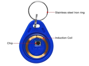 13.56MHz RFID Keychains Tags UID Block 0 Sector Writable Keyfobs CUID Clone Mif 1k S50 Changeable RFID <b>Access</b> <b>Control</b> <b>Card</b> - Product Image 6