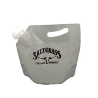 Pochette pour liquide de 0.5 gallons Sac à jus pliable en plastique de grande capacité Sac à boisson