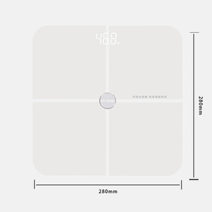ไมสมีเครื่องชั่งน้ำหนักไขมันในร่างกายอัจฉริยะ 280 มม. จอแสดงผลดิจิตอลทรงสี่เหลี่ยม เซ็นเซอร์ความแม่นยำสูง สำหรับการออกกำลังกายที่บ้าน ลดน้ำหนัก - Product Image 1