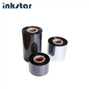 106L--Premium Wax Ribbon Thermal Transfer Ink Film Ribbon Scratch Resistance For Zebra Compatible Label Printer