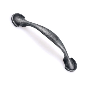 Classique Style Fleur Forme Anti Rouille Vintage Poignée De Porte <span class=keywords><strong>En</strong></span> <span class=keywords><strong>Fer</strong></span> - Product Image 2