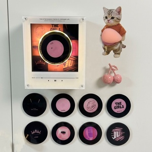 Imán de Refrigerador con Disco de Vinilo Giratorio NFC Personalizado de <span class=keywords><strong>Blackpink</strong></span>, Marco de Fotos Acrílico con Luz LED, Mercancía Kpop - Product Image 1