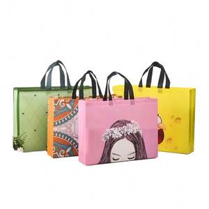 Bolsas de Compras Portátiles Promocionales al por Mayor, Bolsas Reutilizables Ecológicas, Bolsas de Tela No Tejida con Logotipo Personalizado - Product Image 1