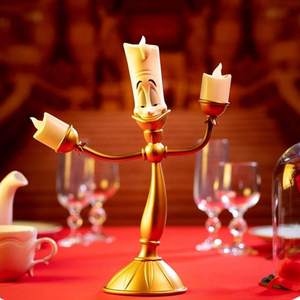 Chandelier Lumière LED La Belle et la Bête, Support de Bougie LED de Luxe, Veilleuse Américaine, Ornement Réveil - Product Image 5