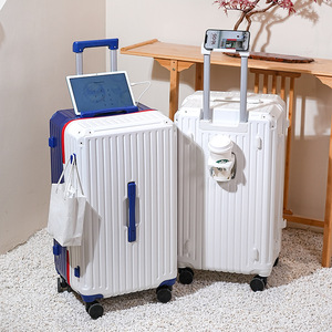 Ensemble <span class=keywords><strong>de</strong></span> valises multifonctionnelles en ABS pour femmes avec roulettes pivotantes pour bagages <span class=keywords><strong>de</strong></span> voyage - Product Image 1