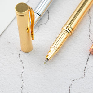 Bolígrafo de Lujo con Baño de Oro de Alta Calidad, Bolígrafo de Metal con Diseño Exclusivo de Acero Inoxidable para Regalo Empresarial - Product Image 3