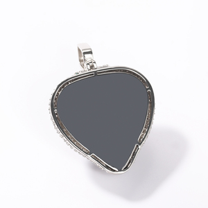Hip Hop <span class=keywords><strong>Vermeil</strong></span> Serpent Noir Pendentif Impérieux Collier Hommes Et Femmes Glacé CZ Dessin Animé Animal Pendentif Collier Cadeau - Product Image 2