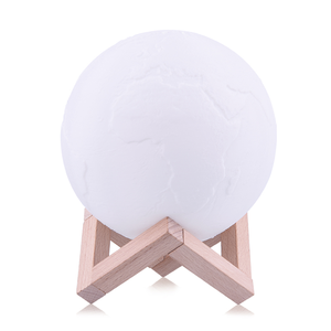 Hot Selling Warm and Cool White Dimmable Touch Control Moon Light Lamp Night Light PVC LED Night Lights - Product Image 5