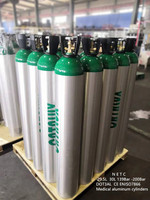 Промышленный или медицинский Алюминиевый Газовый Баллон, 150 бар