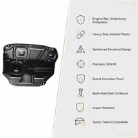 Plaque de protection inférieure moteur en acier estampé pour New Sunny March Compact Sedan Hatchback