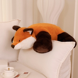 Zorro de peluche de 50cm y 65cm para niños, almohada de animales Kawaii, decoración del hogar - Product Image 6