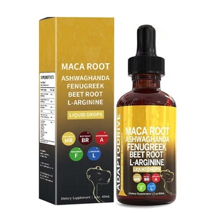 Radice di radice di Maca Ashwagandha fieno greco miscela L-arginina 60mL integratore alimentare liquido orale gocce per l'immunità energetica - Product Image 1