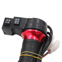 12V-72V universel trois vitesses guidon accélérateur poignée tournante pour Citycoco Scooter électrique moto