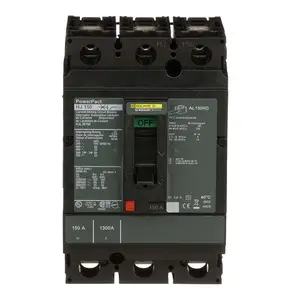 2 ans de garantie HJL36150 150 Amp PowerPact 3 Pole Square D MCCB