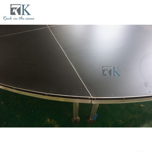 เวทีแสดงผลแบบวงกลมขาสี่ขา อลูมิเนียมแบบโมดูล ติดตั้งรวดเร็ว - Product Image 6
