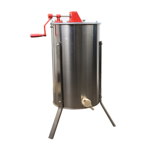 Nuovo Estrattore di Miele Manuale Professionale Zorue 201 in Acciaio Inossidabile, Spessore 1,1 mm, a 3 Telai, con Manovella, per Uso Agricolo - Product Image 3