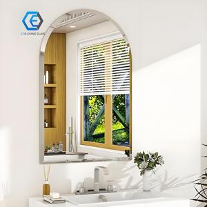 Ventes directes d'usine 3mm 4mm 5mm prix bon marché maison sans cadre grand miroir mural pour salle de bain