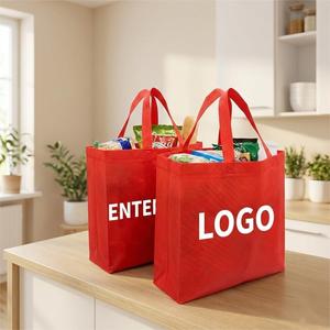 Wholesale Eco Recyclable Custom Personalized Non Woven Promotional Reusable Shopping Tote Bags with Custom Capacity - Product Image 1
