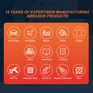 卸売サンドペーパーP40-P800パープルセラミックサンディングディスク150mm 6インチフックアンドループサンディングペーパー研磨ディスク（自動車用） - Product Image 5