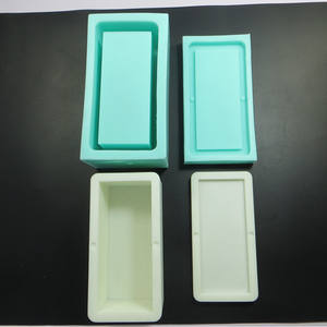 Boîte à ciment <span class=keywords><strong>rectangulaire</strong></span> avec <span class=keywords><strong>couvercle</strong></span>, boîte de récipient en béton, moule en silicone - Product Image 2