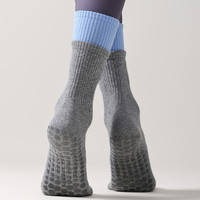 Chaussettes de sport antidérapantes et antibactériennes en coton pour femmes, au-dessus du genou, à cinq doigts, pour Pilates, Yoga, Fitness et Danse, avec grip, vente en gros