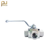Vanne à bille hydraulique haute pression en acier inoxydable série KHBT3K-ZG KHBT3K-ZG1/4 3/8 1/2 3/4 1 1-1/4 1-1/2 2