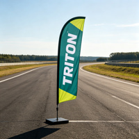 Drapeau personnalisé écologique pour événements