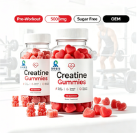 Gummies de créatine multi-nutriments RH saveur fruits mélangés – Soutient l'énergie quotidienne à la salle de sport – Supplément sportif pour adultes – Certifié HACCP/GMP – Vente en gros