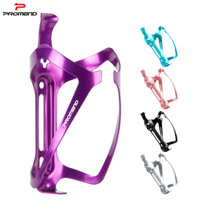 Promend porte-bouteille d'eau de vélo en aluminium ultraléger violet rose et 5 autres couleurs pour support de bouteille de vélo de montagne de route - Product Image 5