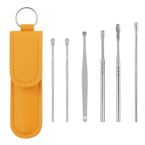 Juego de 6 piezas de herramientas portátiles para limpieza y extracción de cera de oídos - Product Image 6