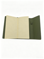 Carnet de voyage A5 en cuir PU de haute qualité avec couverture rigide et bande élastique pour étudiants, bureau et planification quotidienne
