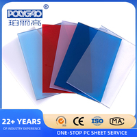 polycarbonat-holzplatte für gewächshaus/schwimmbecken abdeckung polycarbonat massives polycarbonat-blatt in guangzhou