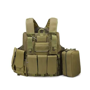 Voorraad Beschikbaar Multifunctionele Camouflage 600d Nylon Veiligheidsvest Veld Training Tactisch Vest