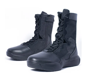 Botas DFK1 ultraligeras de 0.89 kg, color negro desierto, color caqui, botas ligeras para entrenamiento, zapatos de combate. - Product Image 6