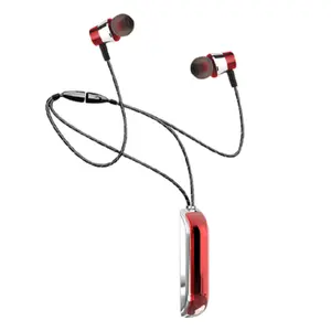 Pendant Bluetooth Earphone Neckband Wireless Headset Surround Sound Stereo with Mic Selfie Earbud TWS Fashion Couple Earpiece
