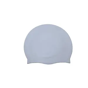 Wholesale Bathing Stretch Swim Pool Seaside Water Sport Swimcap Elastic Turban Solid Color Flat Swimming Cap Hat