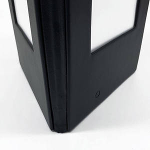 Soporte de Mesa Giratorio de 3 Lados de Cuero PU Negro al por Mayor para Menús y Cubiertas de Libros con LED - Product Image 4