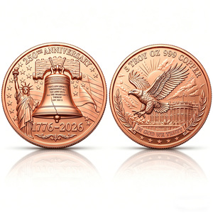 <span class=keywords><strong>Moneta</strong></span> commemorativa USA in rame puro 999 da 5 once, con rilievo 3D, per il 250° anniversario degli Stati Uniti - Product Image 3