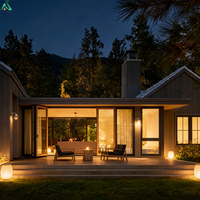 Bâtiment préfabriqué en structure acier, design moderne personnalisé ANCSEM, structure acier à faible coût pour maison de vacances