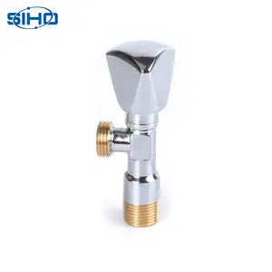 China factory direct sale zinc handle brass angle valve with high quality polished