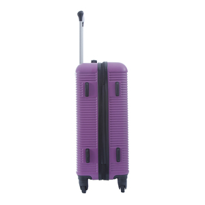 <strong>Purple</strong> Textured ABS Luggage with Mute Spinner Wheels <strong>Suitcase</strong> - Product Image 5