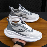 Nouvelle conception de chaussures de sport unisexes, vente en gros de chaussures décontractées en maille pour hommes, baskets grandes tailles