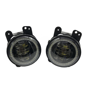 <span class=keywords><strong>4</strong></span> pouces rond de 30W h4 LED Phares Antibrouillard couleur l'ange changeant/oeil de diable projecteur phare pour jeep - Product Image 6