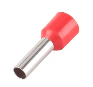 Mexico cheap wholesale price 100pcs package fast connect crimping type brass terminal electric pvc insulated ferrules