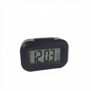 นาฬิกาปลุกดิจิตอล LCD ขนาดเล็ก ทันสมัย ใช้แบตเตอรี่ พร้อมไฟแบ็คไลท์ แสดงอุณหภูมิ ตั้งเวลาได้ เหมาะสำหรับนักเรียน ใช้ในห้องนอน - Product Image 4