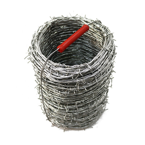 2.0mm * 200m fil de fer barbelé en gros rouleau anti-escalade ne rouille pas agricole pas cher basse ferme clôture en fil de fer barbelé - Product Image 4