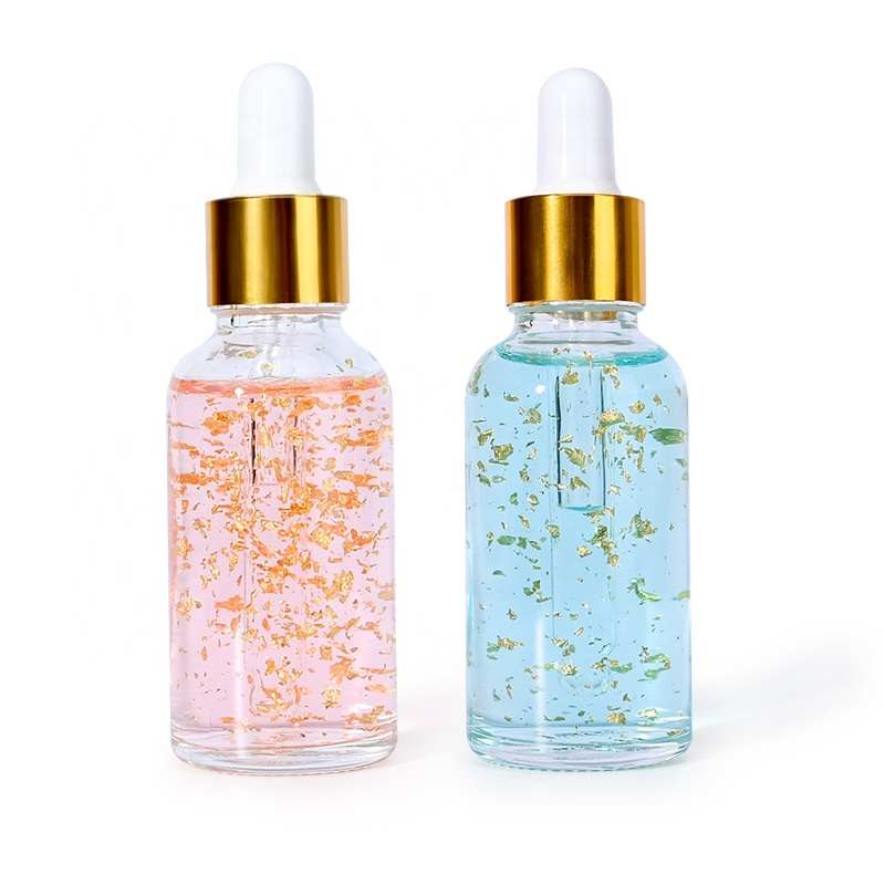 Benutzer definierte No Logo Night Wrinkle Reduction 24 Karat Gold Essenz Anti-Aging Hyaluron säure Gesichts serum