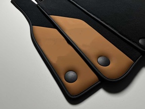Alfombrillas de Piso Interiores de Cuero Bordado de Lujo GZYLC, Alfombrillas Personalizadas para Automóviles Benz Clase C/G/S/A/E GLK GLE W203 W204 W211 W212 - Product Image 5