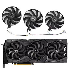 T129215SU 87มม. ใหม่สำหรับ <span class=keywords><strong>Asus</strong></span> RTX2070 ROG Strix-GeForce RTX 2060 Super 2080 Ti หรือ RX <span class=keywords><strong>5600</strong></span> XT พัดลม5700XT 7PIN GPU RTX2060 - Product Image 1