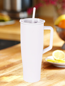 Taza de coche de nuevo estilo 40oz 304 taza de coche fría con aislamiento de acero inoxidable con asa de paja coche Ice Bullies botella de agua taza de café - Product Image 2